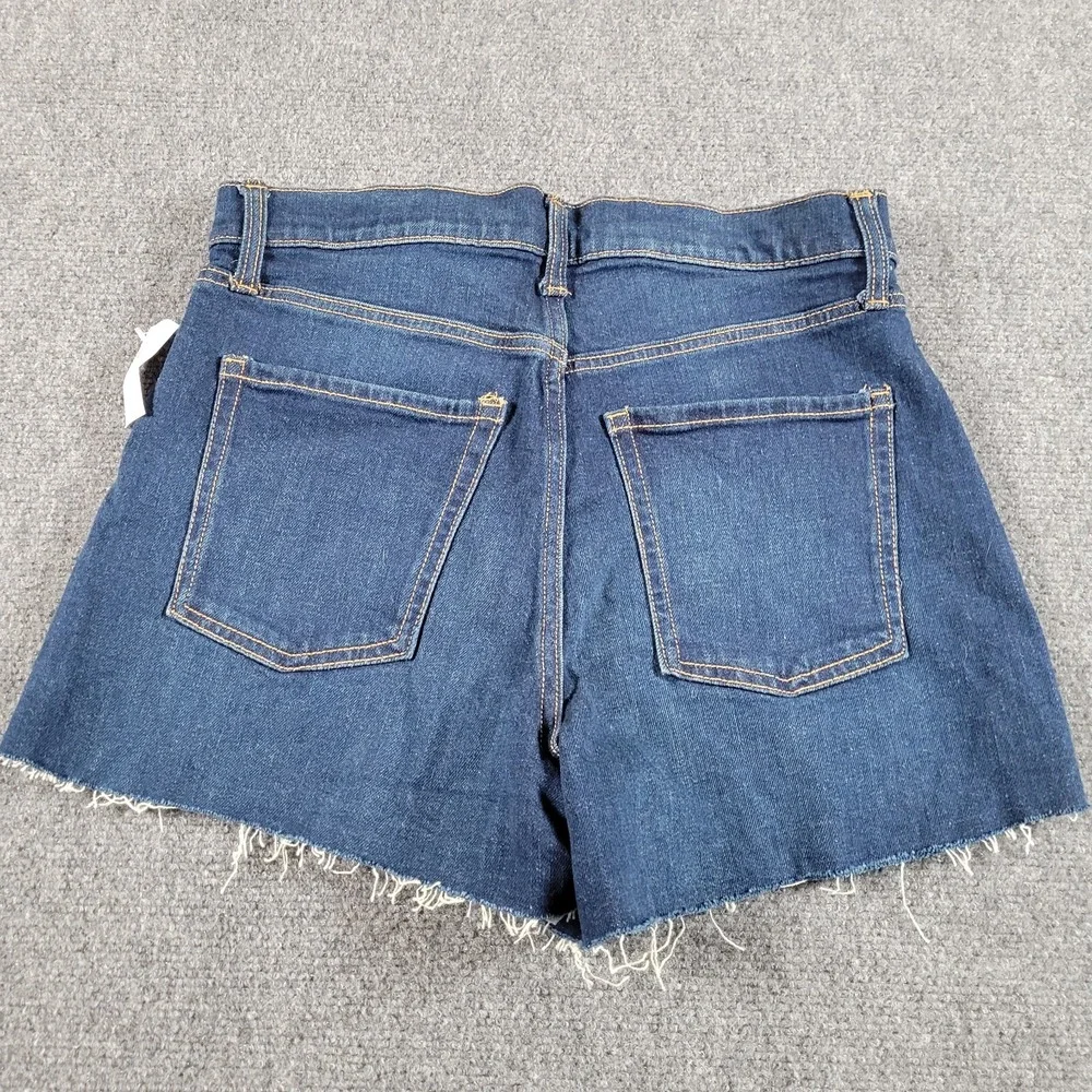 Old Navy Cut Off Shorts‎ Women 6 Sky-Hi A-Line High Rise Factory Distressed NWT